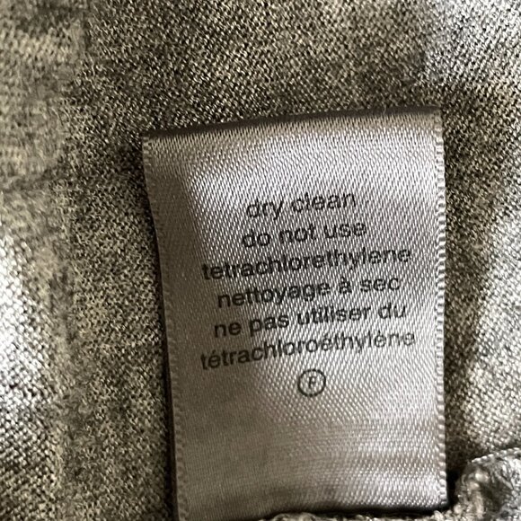 John Varvatos Men's Gray Crew Neck jersey wool blend Sweater-Medium - Picture 7 of 7